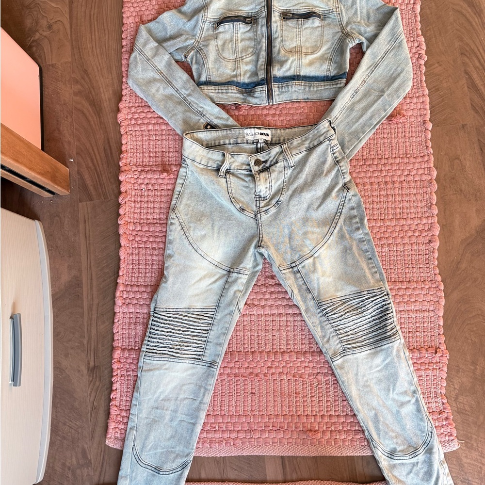 Jean Pant matching set